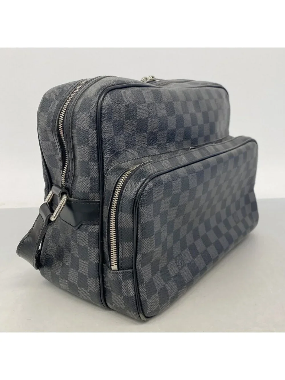 Louis Vuitton Shoulder Bag Damier Graphite Io Black Gray